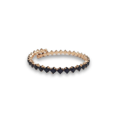 Elegant Black Diamond Bangle